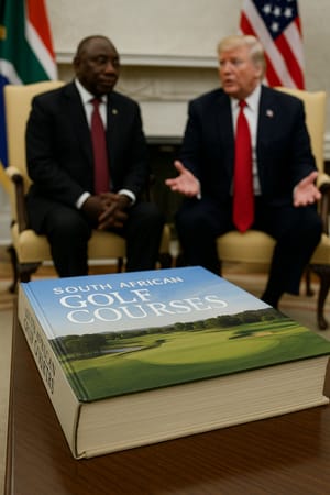 I.am.not.making.this.up đź’Ą Bling, books, and base politics: The strange symmetry of Trump and Ramaphosa
